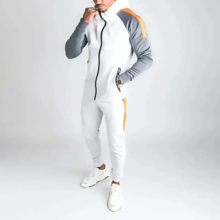Men's Casual Contrast Tracksuit