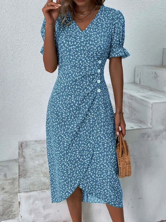Women's Summer Knee-Length Relaxed Dress
