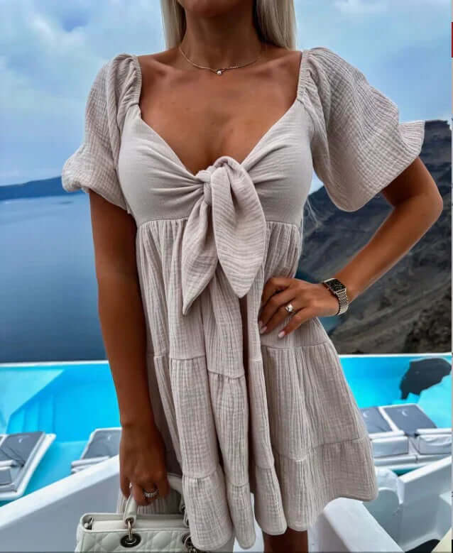 Women's Long Sleeve Summer Dress: Lightweight & Stylish