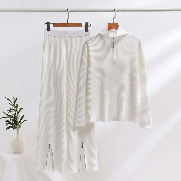 Women's Cozy Knit Sweater and Pants Lounge Set