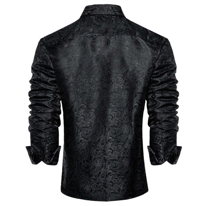 Men's Relaxed-Fit Stand Collar Shirt