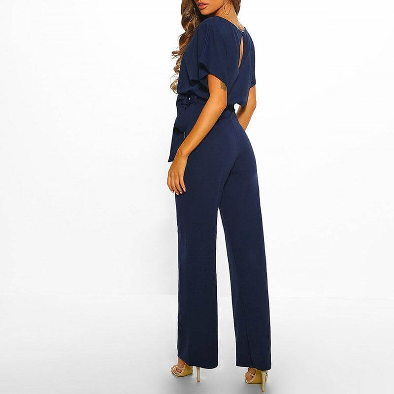 Elegant Belted Jumpsuit: Chic & Stylish Outfit