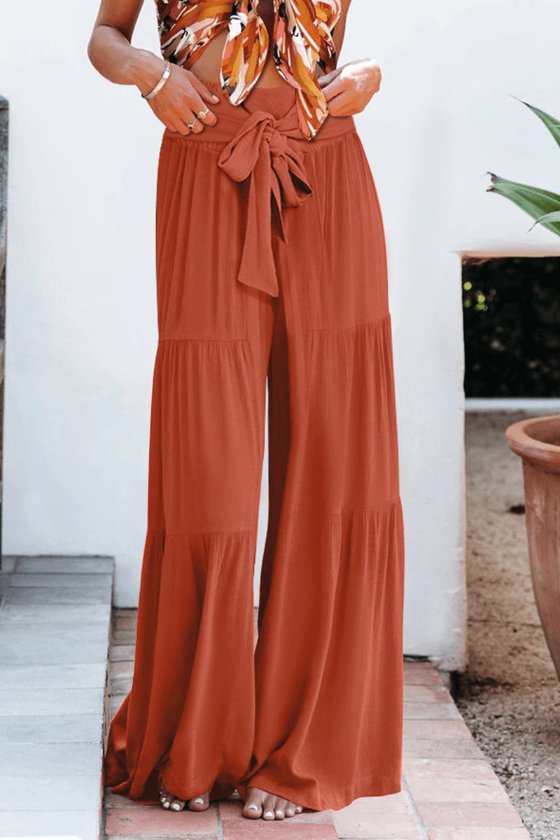Women's High Waist Wide Leg Pants: Loose Fit, Comfortable Trousers