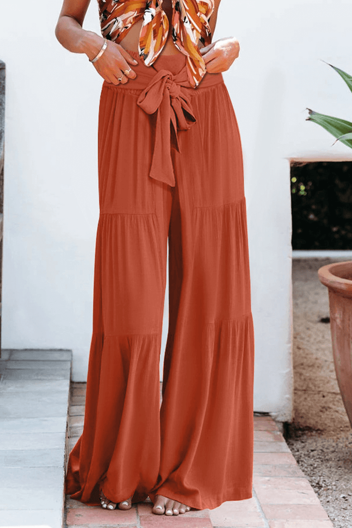 Women's High Waist Wide Leg Pants: Loose Fit, Comfortable Trousers
