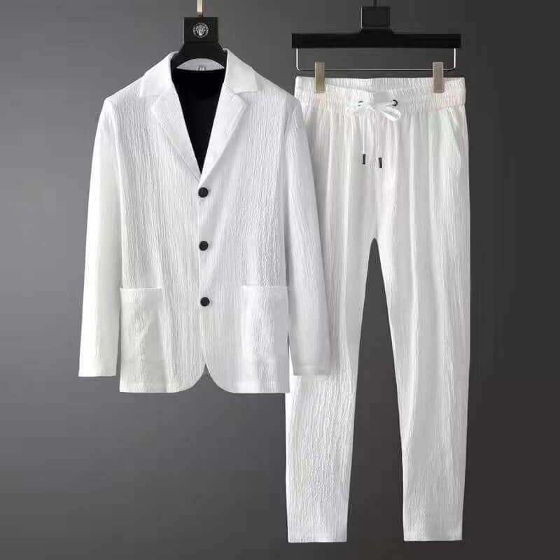 Men's Lightweight Summer Blazer Pant Set