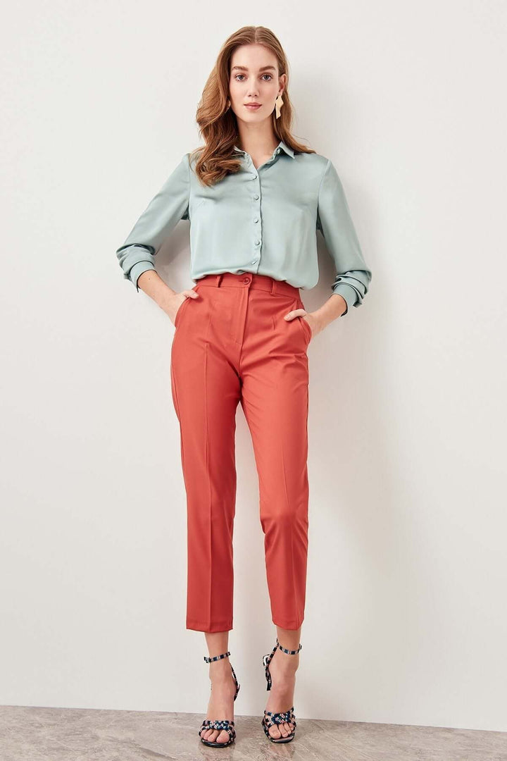 Women's High Waist Relaxed Fit Pants