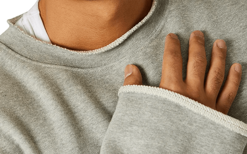 Men's Relaxed Fit Cotton Crew Neck Sweatshirt