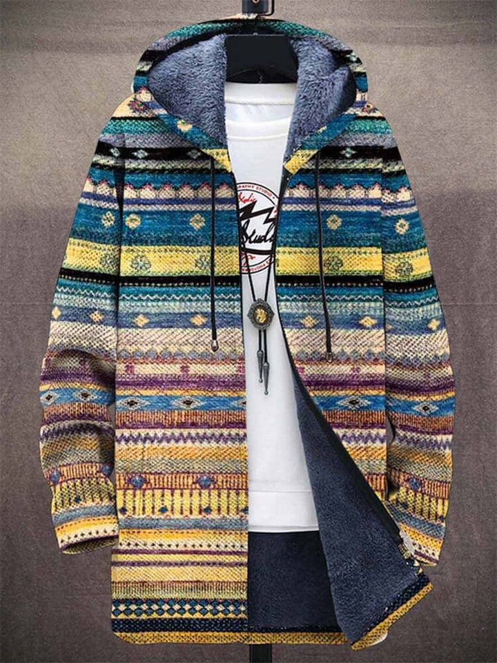 Luxurious art -inspired cardigan