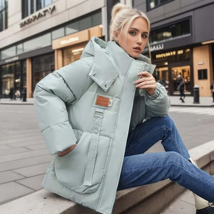 Women's Casual Winter Jacket: Warm & Stylish