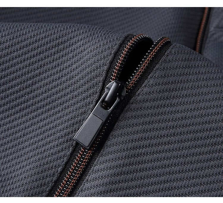 Men's Breathable Tracksuit Set: Zip-Up Jacket & Joggers