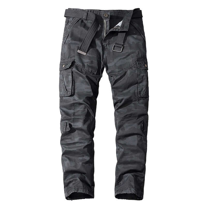 Men's Relaxed Fit Multi-Pocket Cargo Trousers