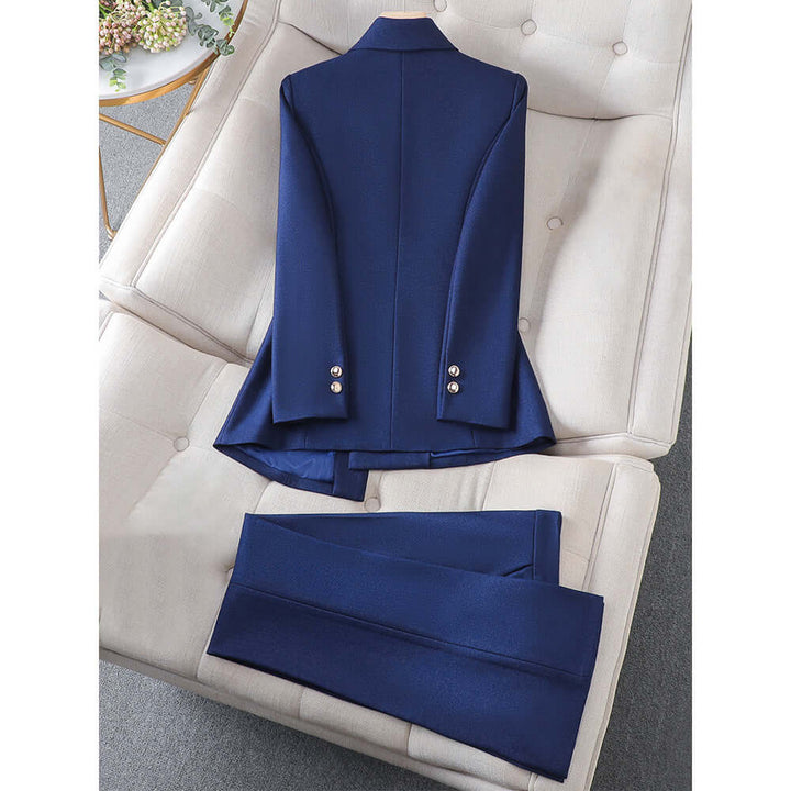 Women's Classic Blazer and Trousers Set