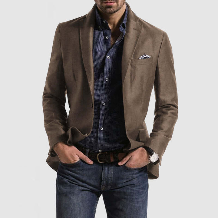 Men's Long Sleeve Formal Suit: Sophisticated Style