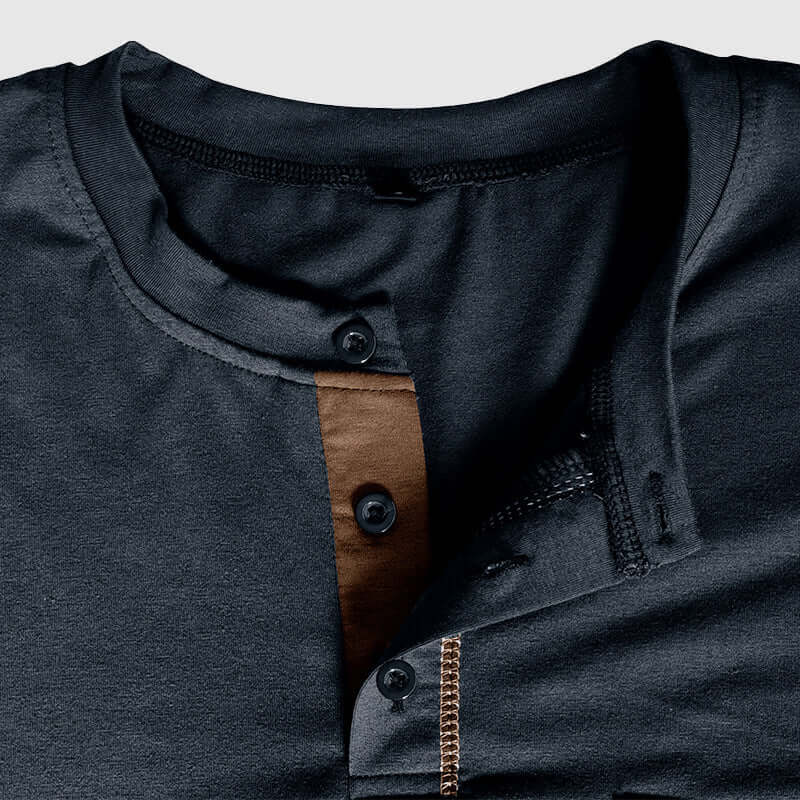 Men's Long Sleeve Cotton T-Shirt: Casual Comfort & Style