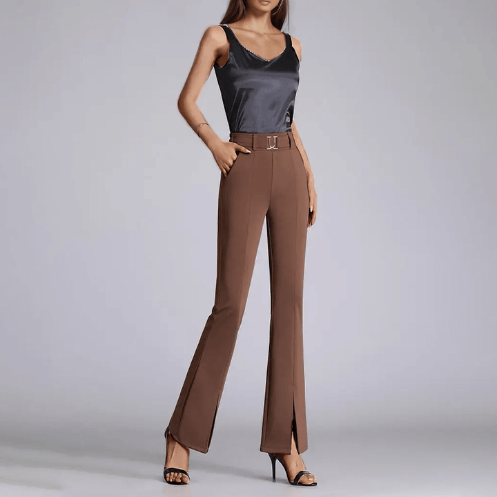 Women's High-Waisted Wide Leg Trousers
