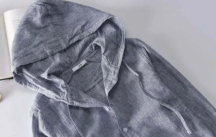 Lightweight Hooded Shirt: Breathable Casual Top