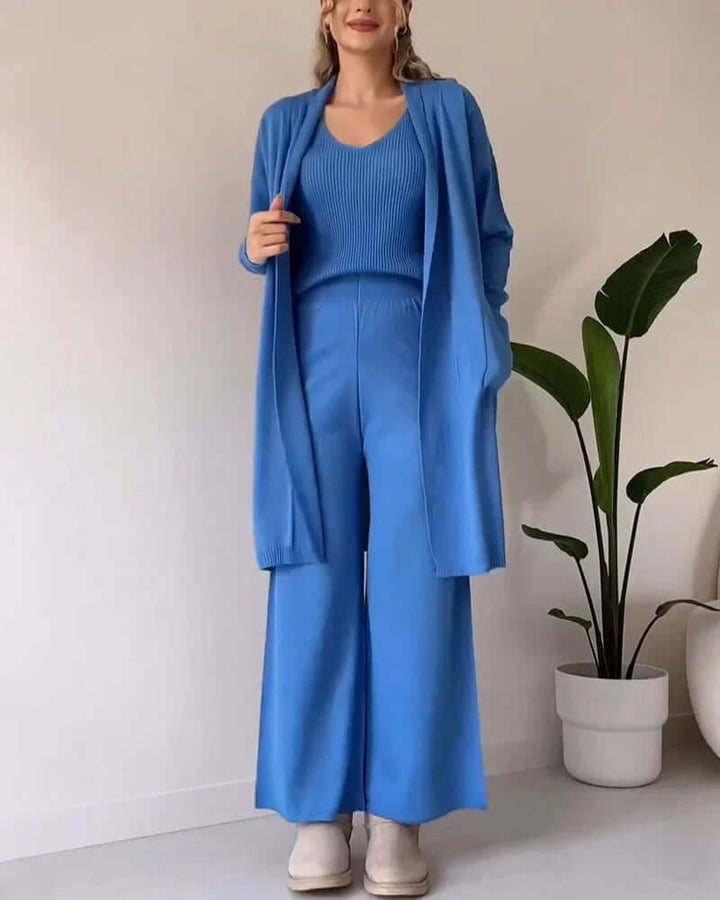 Elegant Women's Three-Piece Dress Set