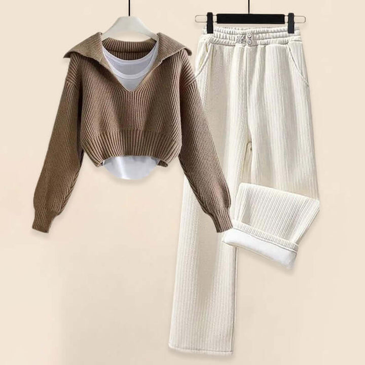 Women's Cozy Knit Two-Piece Set