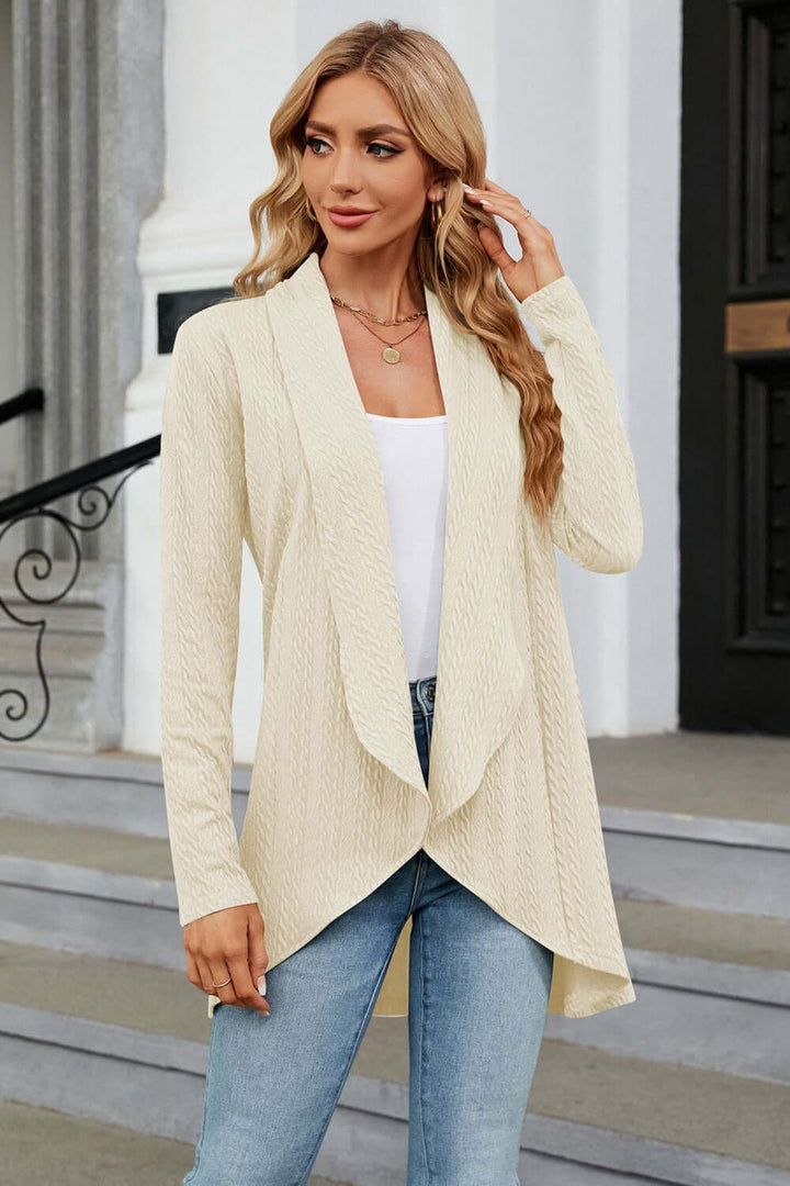 Women's Casual Open-Front Longline Cardigan