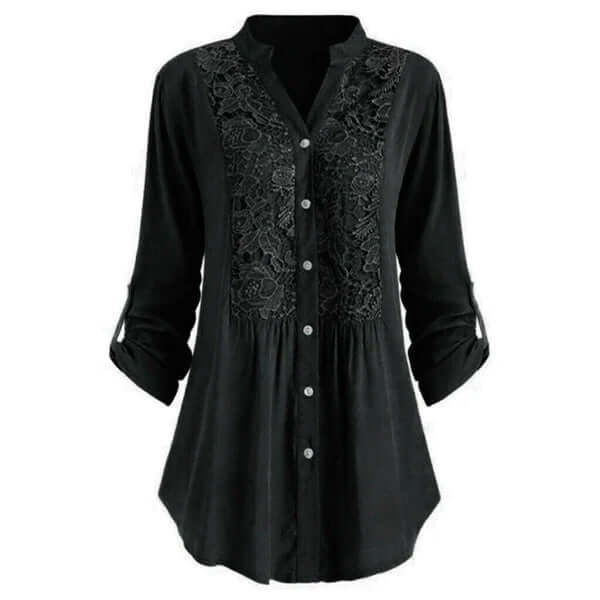 Women's Puff Sleeve Blouse: Lightweight & Chic