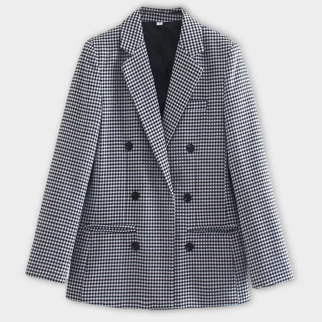 Men's Slim-Fit Double-Breasted Blazer