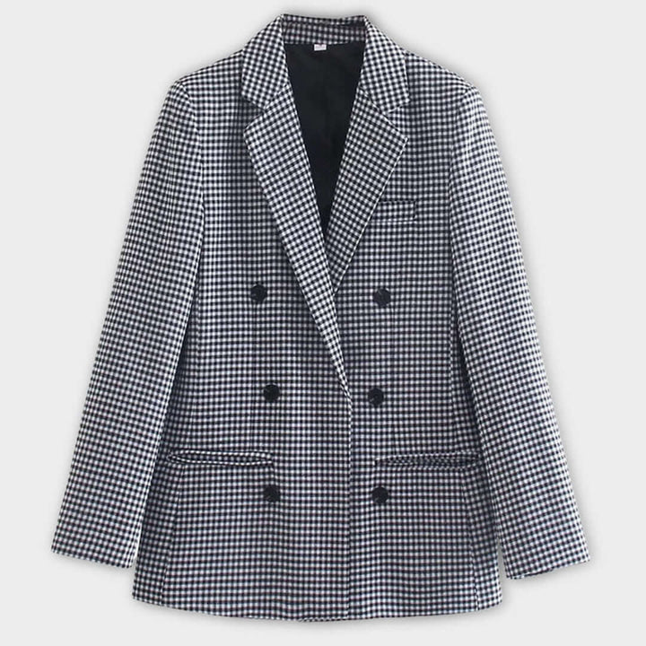 Men's Slim-Fit Double-Breasted Blazer