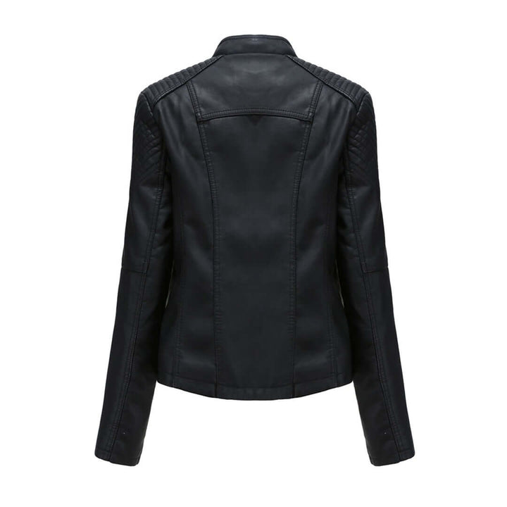 Women's PU Leather Motorcycle Jacket: Edgy Style & Comfort