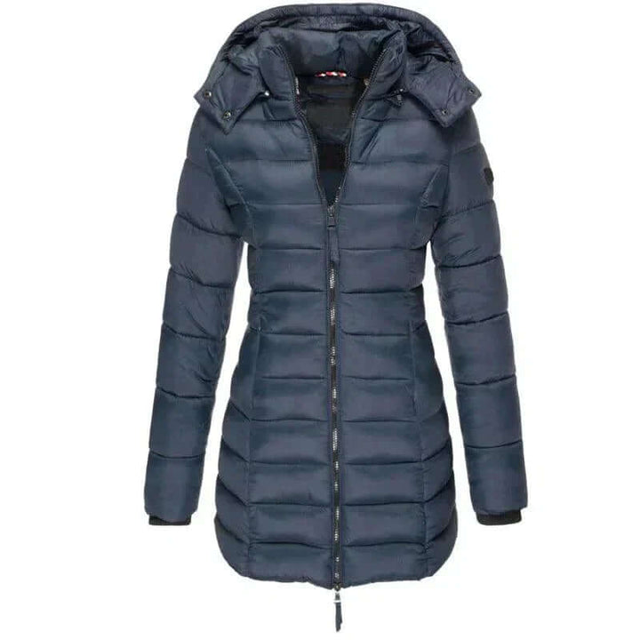Women's Long Hooded Puffer Jacket