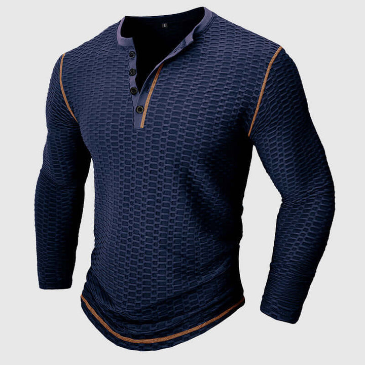 Men's Casual Long-Sleeve Shirt: Stylish & Comfortable