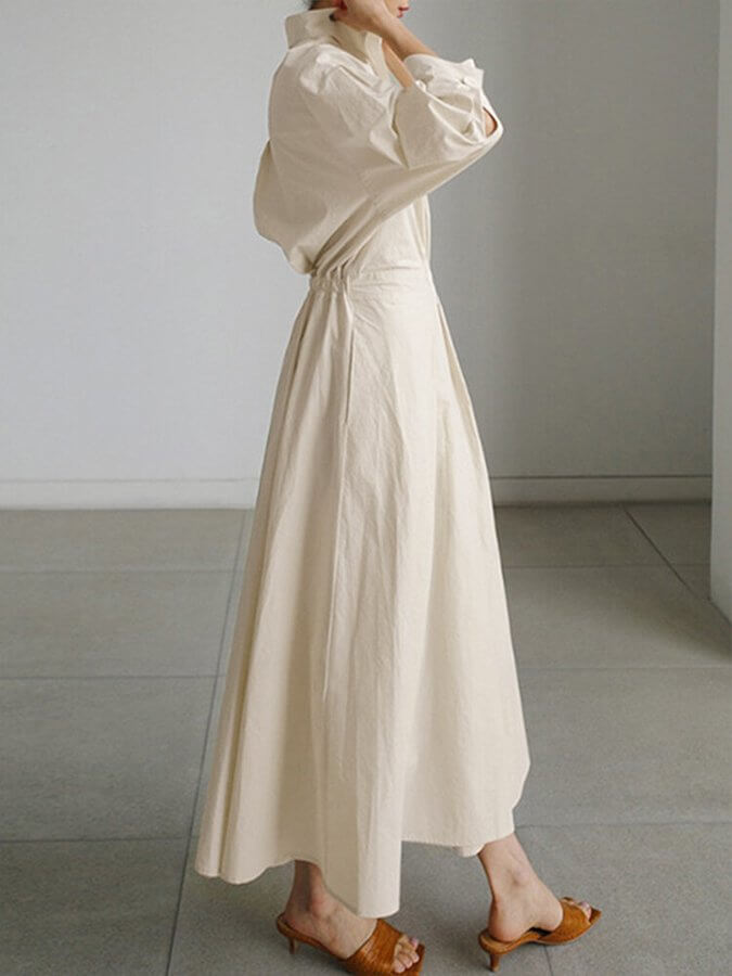 Vintage-Inspired Women's A-Line Dress