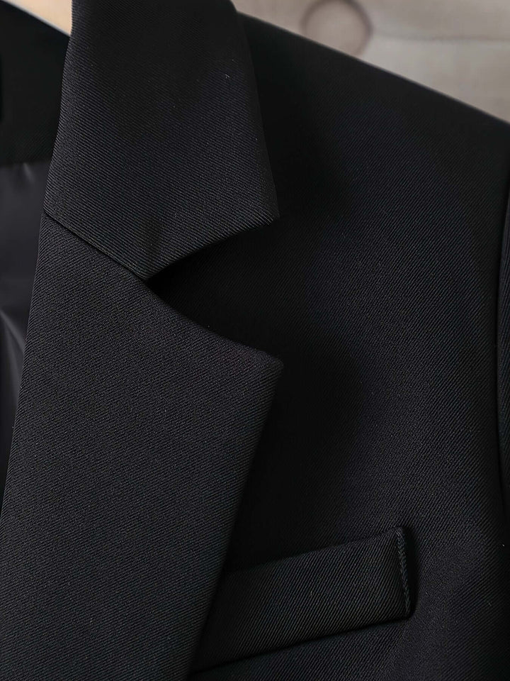 Women's Classic Tailored Single-Button Blazer