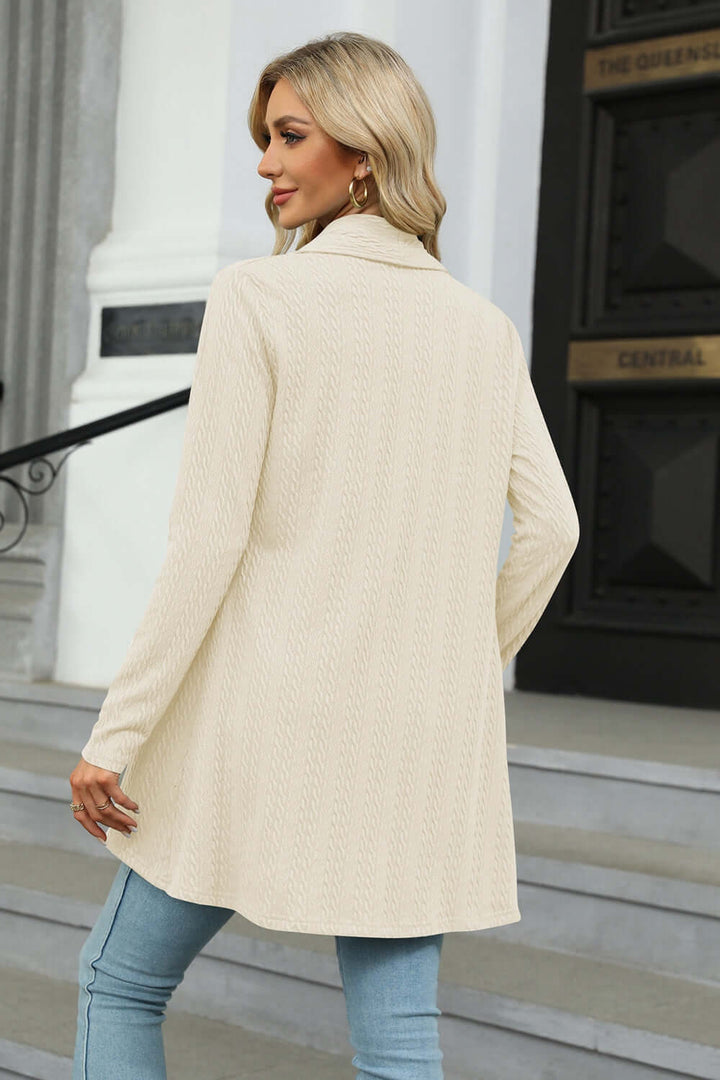Women's Casual Open-Front Longline Cardigan
