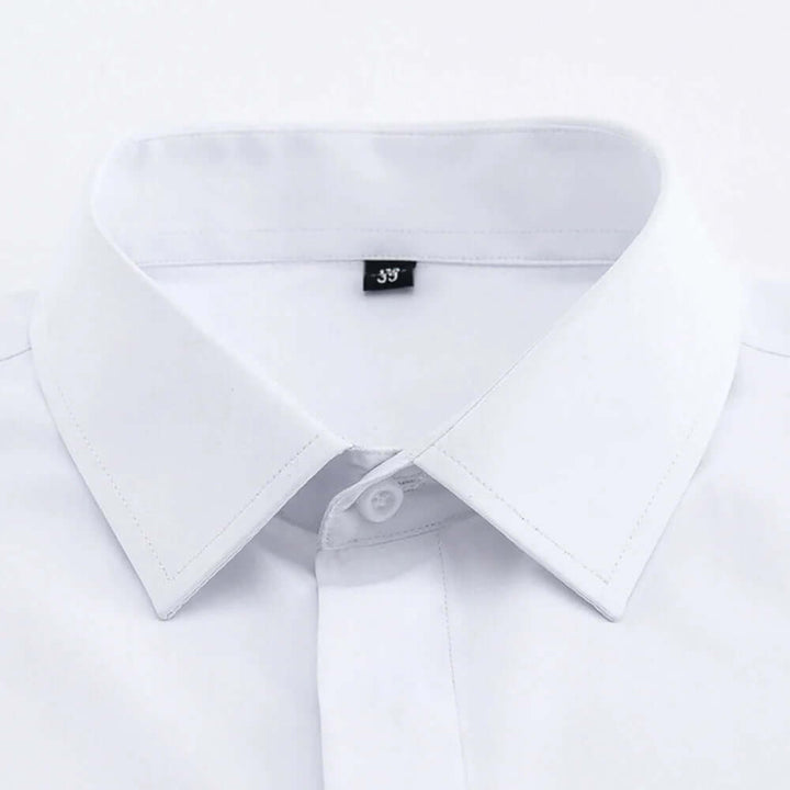 Men's Formal Dress Shirt: Classic Spread Collar & French Cuffs
