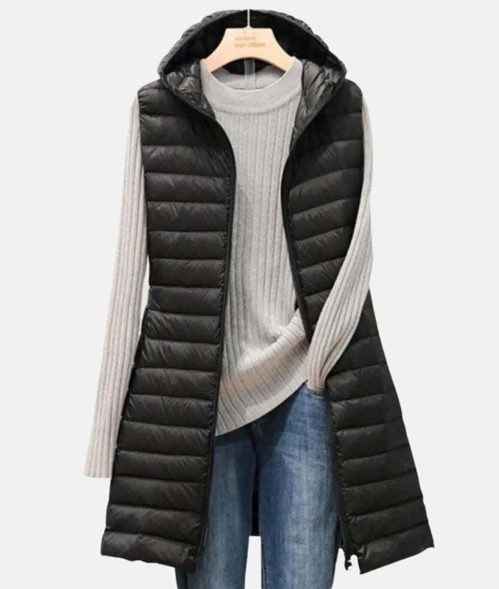 Quilted Long Jacket: Lightweight, Insulated, Casual Winter Coat
