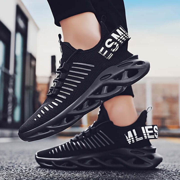 Men's Breathable Running Shoes with Cushioned Sole