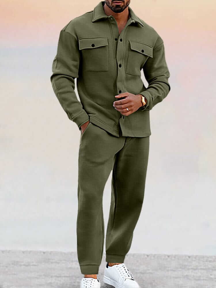 Men's Casual Two-Piece Athleisure Set