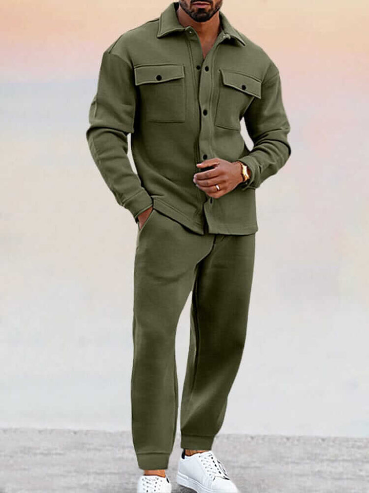 Men's Casual Two-Piece Athleisure Set