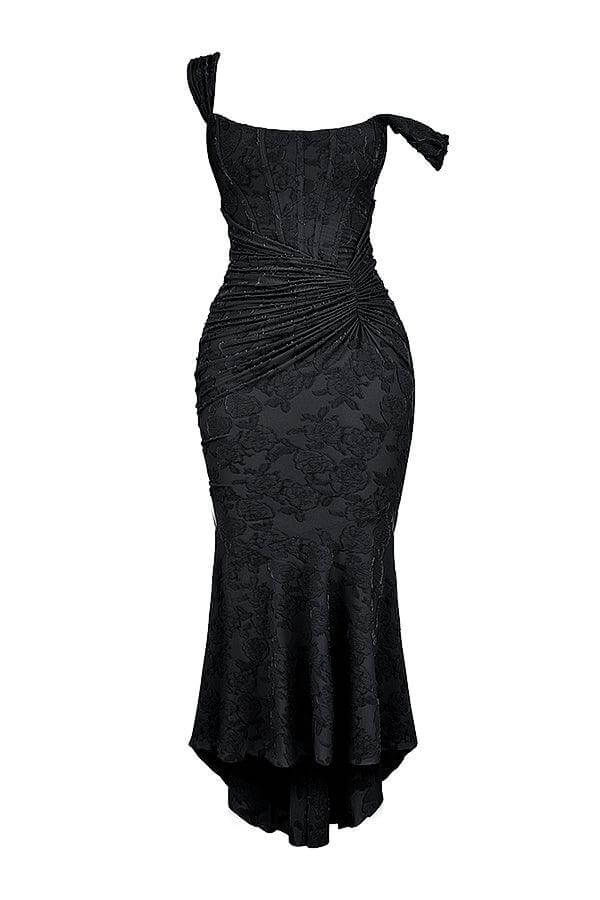 Floral Print Midi Women's Dress