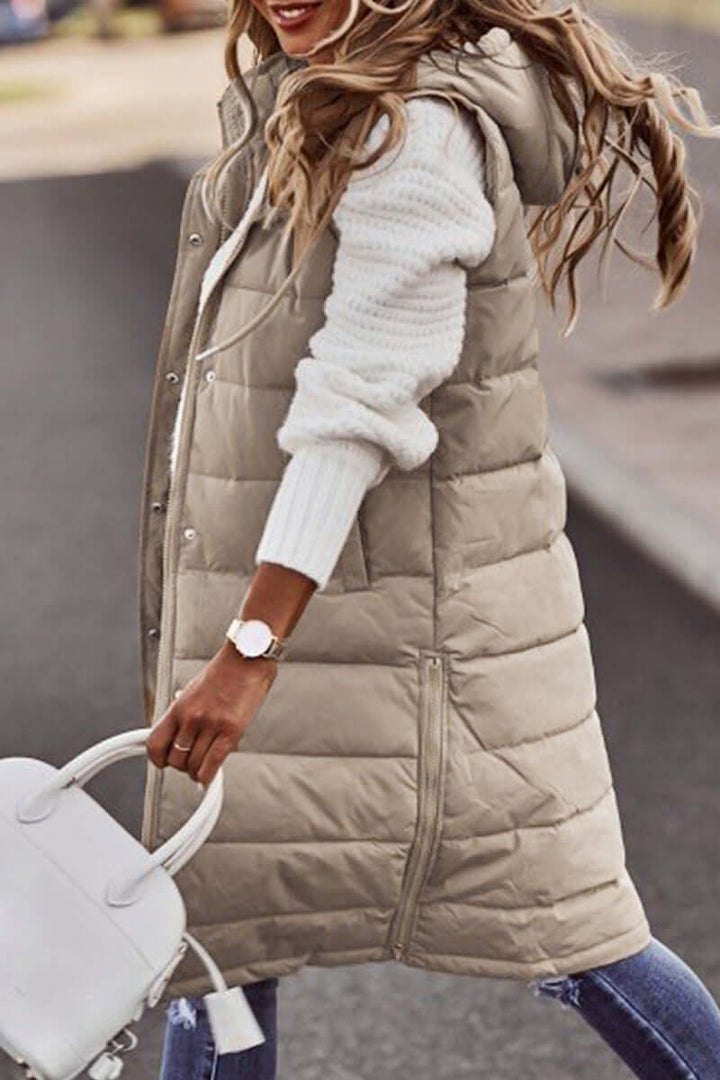 Women's Mandarin Collar Zipper Cardigan: Elegant & Comfortable