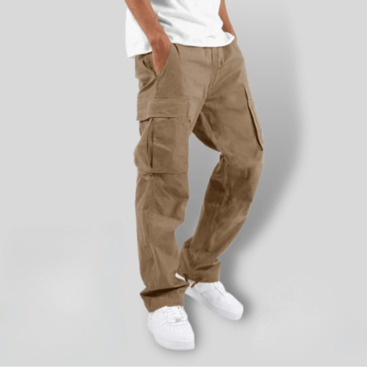 Men's Elastic Waist Cargo Pants: Versatile & Comfortable
