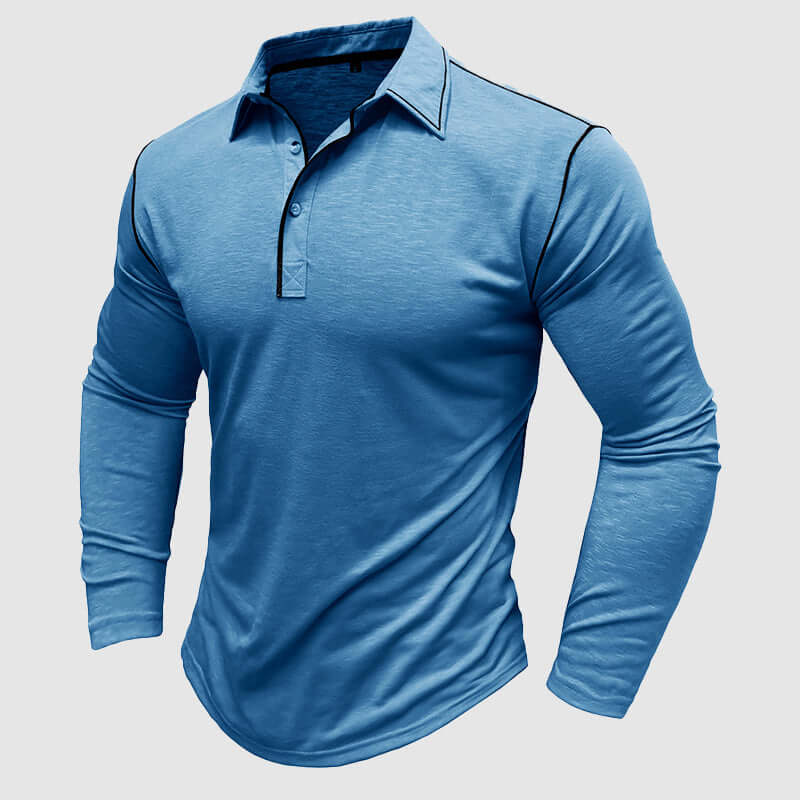 Men's Regular Fit Polo Shirt with Contrast Trim