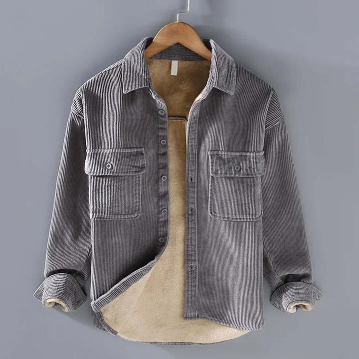 Men's Casual Long-Sleeve Corduroy Shirt