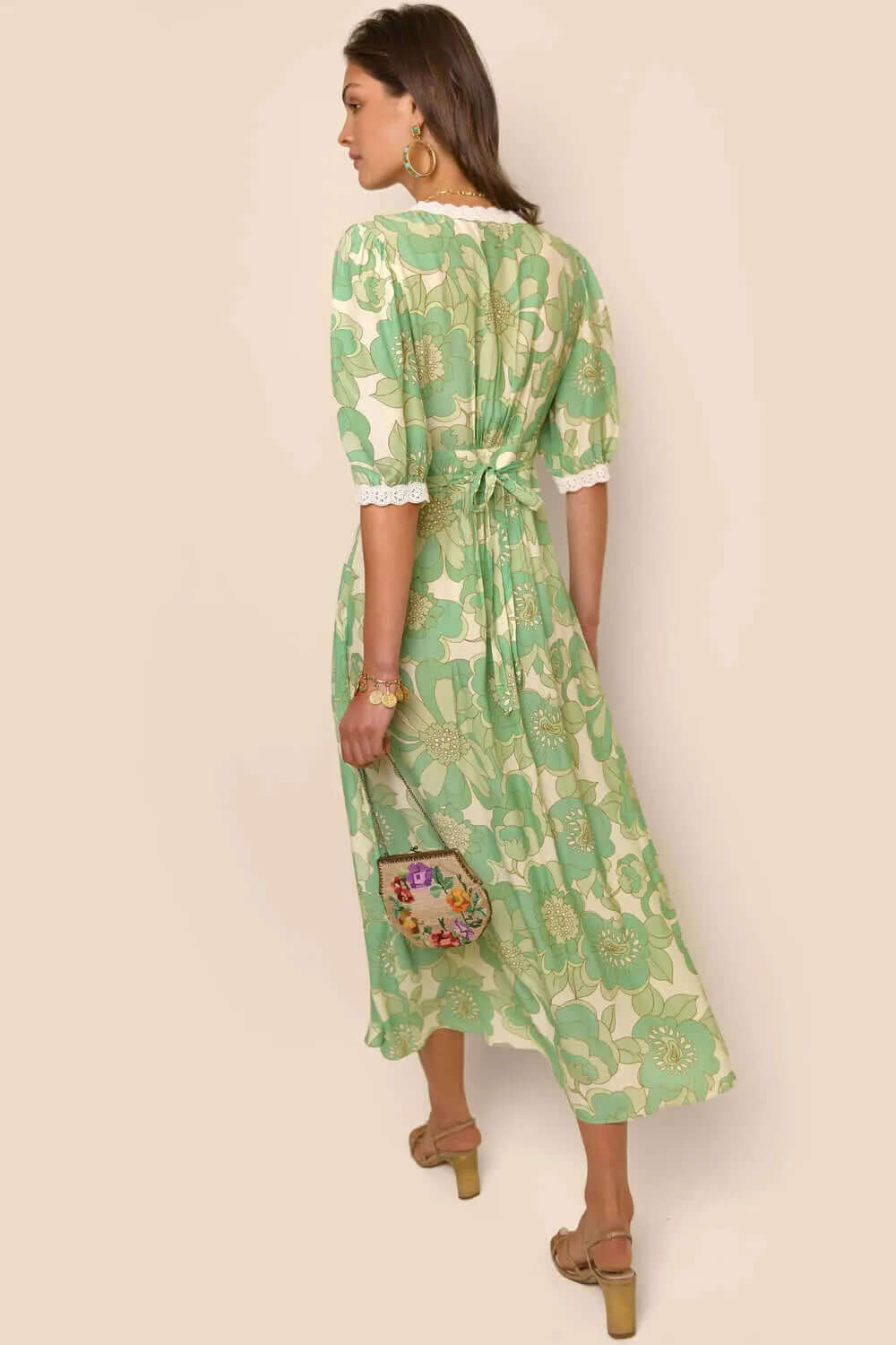Sleeveless Casual Midi Summer Dress