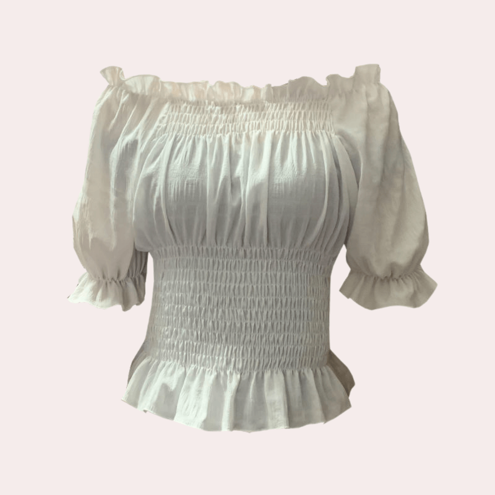 Women's Puff Sleeve Summer Blouse: Breathable & Stylish Top