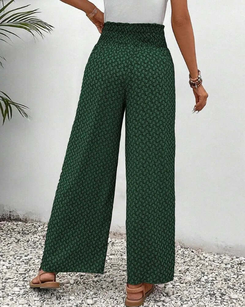 Women's High Waist Wide Leg Palazzo Pants