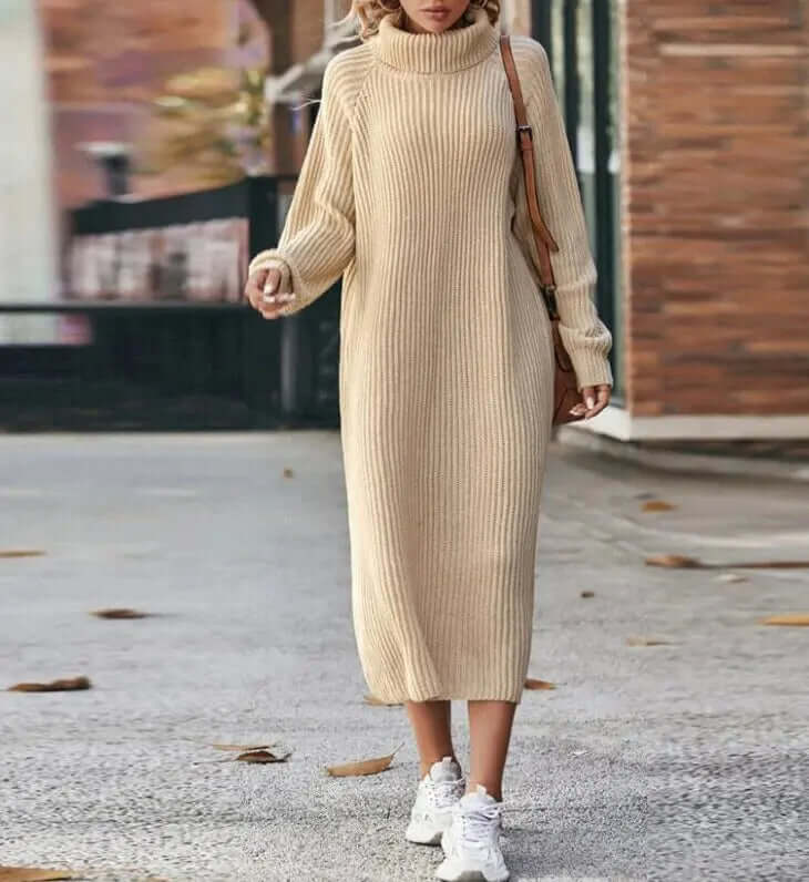 Cozy Knit Sweater Dress: Warm Winter Fashion