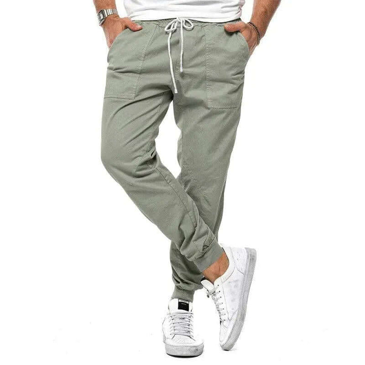 Men's Relaxed Fit Joggers: Tapered Leg, Drawstring Waist