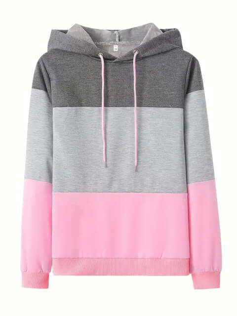 Women's Relaxed Fit Color Block Sweatshirt