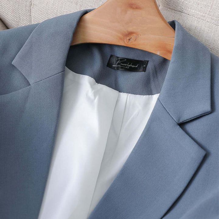Women's Tailored Blazer: Double-Breasted, Notched Lapel