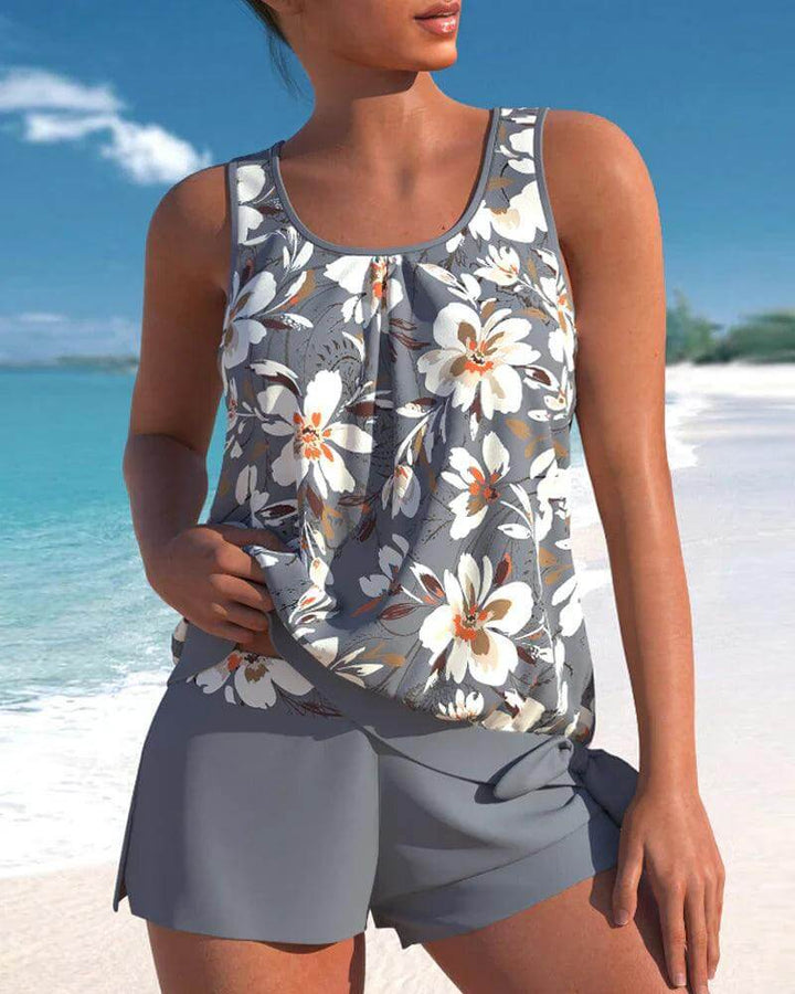 Women's Adjustable Tankini Swimsuit: Two-Piece Swimwear
